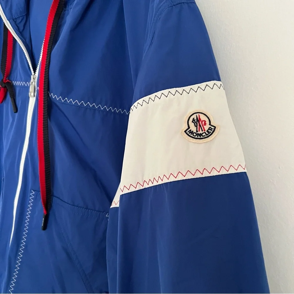 NWOT MONCLER Fujio Logo-Appliquéd Shell Hooded Jacket - Picture 7 of 14